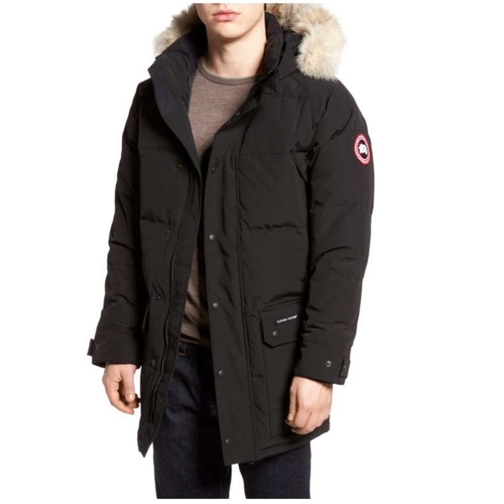 Canada Goose Slim Cut EMORY PARKA, worn only 2x for a few hours, BLACK